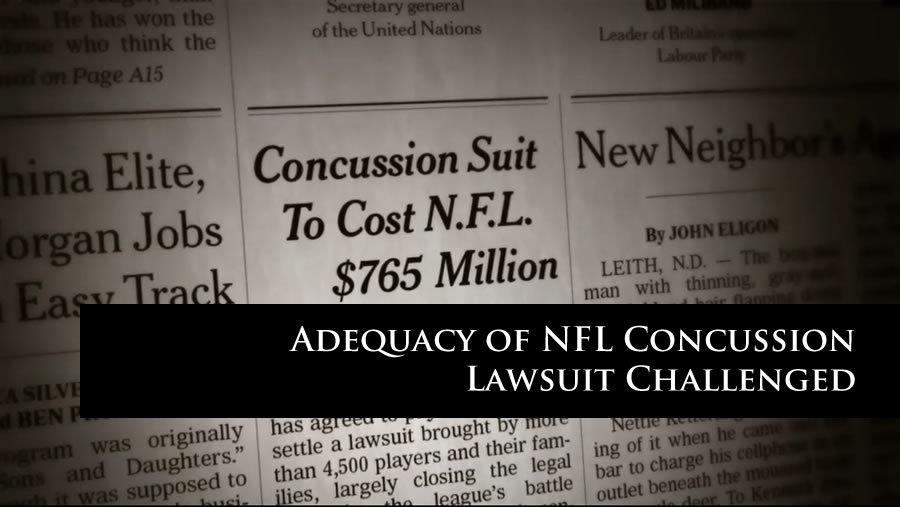 NFL Concussion Settlement Challenged