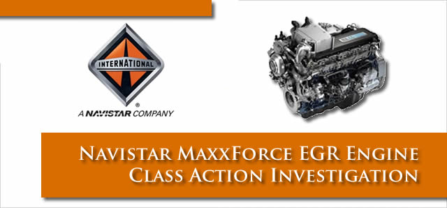 Navistar Lawsuit re Maxxforce Engines