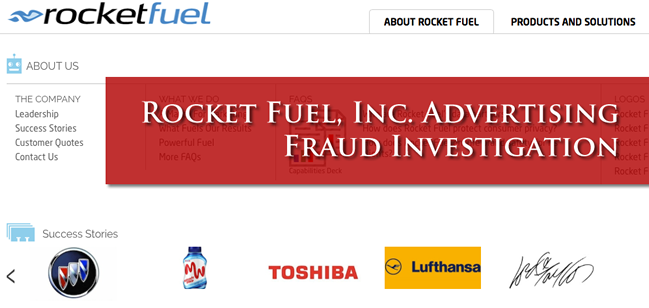 Rocket Fuel Lawsuit Investigation re: Ad Fraud