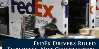 FedEx Drivers Ruled Employees