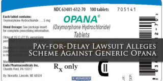 Pay-for-Delay Lawsuit re Opana