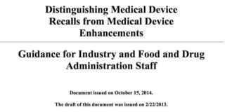 Medical Device Guidance