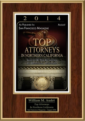 Audet & Partners, LLP San Francisco Magazine Top Lawyers 2014