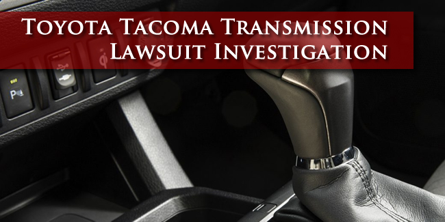 Toyota Tacoma Lawsuit
