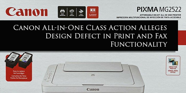 Canon Printer Lawsuit 